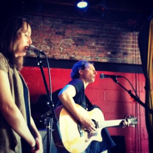 Playing my first show in NYC with Leah Taylor!