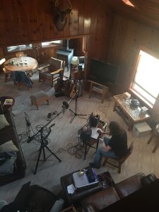 Mike Gentry at the Burg Cabin Recording Sessions - May 2016